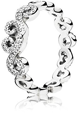 Pandora Damen-Ringe 925 Sterlingsilber mit '- Ringgröße 56 (17.8) 197117CZ-56