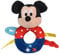 Simba 6315876387 - Disney Mickey Maus Ringrassel, bunt, 14cm, ab den ersten Lebensmonaten geeignet, Babyspielzeug, Rassel, Micky Mouse