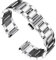 BINLUN Stainless Steel Watch Straps Thick Heavy Metal Watch Bracelets Polished Matte Brushed Finish Watch Bands Replacement for Men Women with Butterfly Clasp(Mid-Brushed Finish Silver, 18mm)