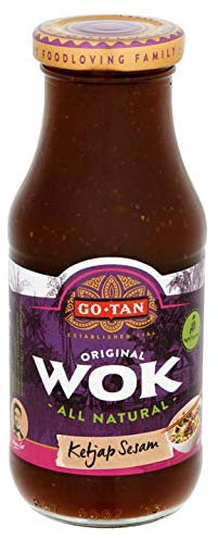 Ketjap sesame sauce | Go-Tan | Sésame de ketjap tout naturel 240ml Wok Original | Poids total 240 grammes