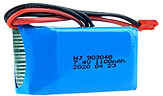 Batterie Lipo 7,4 V 1100 MAH A949 A959 A969 A979 Lipo pour Voiture Wltoys A949 A959 A969 A979 RC