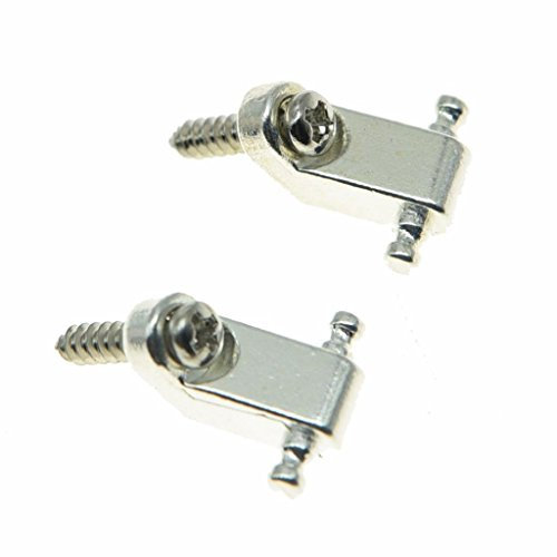 Dopro 2pcs Chitarra String Trees Chitarra String Fermo Guide per Fender American Strat Tele Chitarre Cromate