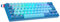 Ranked N60 Nova 60% | Hot Swappable Mechanical Gaming Keyboard | 62 Keys Multi Color RGB LED Backlit for PC/Mac Gamer | ISO FR AZERTY French Layout (Blue, Gateron Pro Yellow)