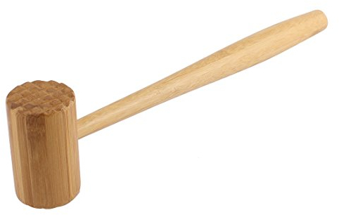 Ruilogod Double en bois tête viande Mallet bois Marteau Attendrisseur Steak