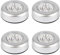 LNJBABAO 4 Pieces Touch Led Battery Lights - Indoor Stick-on Push Light for Closets, Cabinets, Counters or Utility Rooms