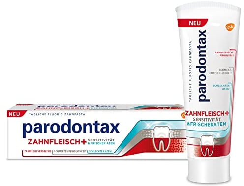 Parodontax Zahnfleisch+ Sensitivität & Frischer Atem Zahnpasta, 75ml