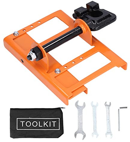 Niiyen Molino de Motosierra Guía de Corte de Madera Planchado Barra de fresado Molino de Motosierra Naranja Mini Portátil Bien Hecho Resistente al Desgaste Larga Vida útil Molino de Sierra de Cadena