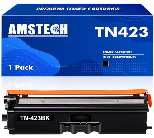 1er-Pack TN423 TN-423 TN423BK Tonerkassette als Ersatz für Brother MFC-L8690CDW MFC L8690CDW HL-L8260CDW DCP-L8410CDW HL-L8360CDW MFC-L8900CDW TN-423BK TN421 TN-421 TN421BK TN-421BK Schwarz