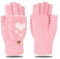 VOLLGUFEN 1 Paar Thermo handschuhe,Handgelenk wärmer,Flip-Handschuhe,gloves without fingers,handschuhe damen fleece,geeignet für Mädchen im Winter(Rosa)