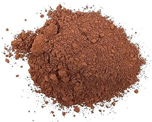 crigema - Pigmento in Polvere - Terra di Siena bruciata - 50g - Puro al 100% - Pittura Olio, Tempera, Encausto, Affresco (Terra di Siena bruciata)