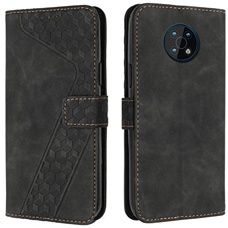 OKZone Compatible With Nokia G50 5G Case, Wallet Case PU Premium Leather with Card holder Slots Magnetic Shockproof Protect Flip Cover Bookstyle Phone Cases Cover for Nokia G50 5G (Black)
