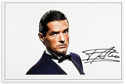 UMCHU Star FALCO SIGNED Poster Dekorative Malerei Leinwand Wandkunst Wohnzimmer Poster Schlafzimmer Malerei,Wandkunst Bilddruck Moderne Familienzimmer Dekor 08x12inch(20x30cm)