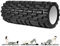 Faszienrolle, Vylaier Foam Roller 33x14 cm, Standard Mittel-Hart, Faszienrolle Wirbelsäule Tiefenmuskelmassage, Massagerolle für Pilates, Yoga, Sport (Schwarz)