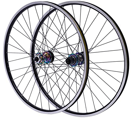 Mountainbike Laufradsatz 29 Zoll, Vorder und Hinterrad Set, Doppelte Sechs Loch Scheibe MTB-Laufradsatz Schnellspanner Aluminiumlegierung Felge 7-12s Kassetten für Mountainbike