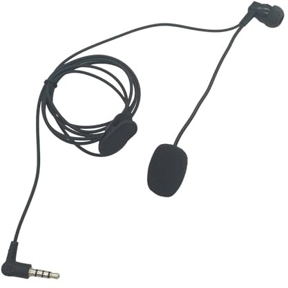 Casque de communication pour arbitre 3,5 mm avec micro pour radio Ejeas V4 V6 (dans l'oreille)