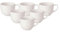 Villeroy & Boch - Juego de 6 tazas de café espresso Afina de porcelana premium, taza superior para moca y espresso, fabricada en Alemania, apta para lavavajillas y microondas, apilable, color blanco