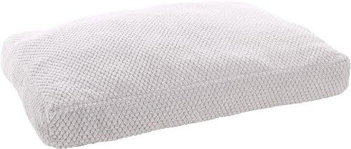 Flamingo Kissen Jacquard Rechteck grau - 100x70x12cm - Waschbar - Rutschfester Boden - Abnehmbarer Bezug mit Reißverschluss