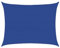vidaXL Vela Parasole 160 g/m² Rettangolare Blu 6x8 m in HDPE