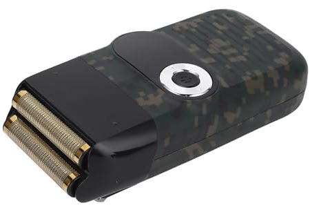 Schnurloser Bartschneider, Herren-Elektrorasierer, Elektrorasierer, Schwarz, 1400 MAh Wiederaufladbarer Akku, Ideales für Männer, ABS-Material