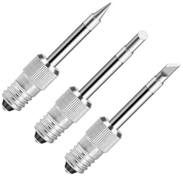 USB Soldering Iron Tips Soldering Needle Tips 3Pieces Resistant Steel AntiRust Tips for Electronics