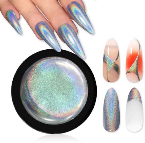 Holo Rainbow Mirror 5ml Gel als Schimmer Effekt für Gelnägel · Glitzer Glitter Effekt wie Pigmente OHNE Staub · UV & LED · Lynis-Nailshop.de
