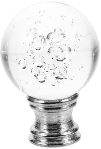 CANIGHT Bubble Bead Knob Dekorative Beleuchtung Tischlampe Stehlampe Dekorative Ornamente (Schwarz) Lampenendstücke Geklopfter Lichtknopf Massive Lampenendstücke Lampenendstückkappen