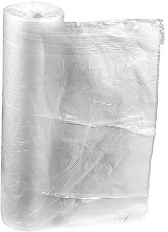 Operitacx Housse de Meuble en Plastique Pe 20 Mètres pour Protection la Poussière et Éclaboussures de Peinture Lors Décoration Stockage