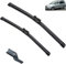 Juego de escobillas limpiaparabrisas para Skoda Fabia 2007-2014 Parabrisas De Coche Escobillas Limpiaparabrisas Cepillo de Lluvia