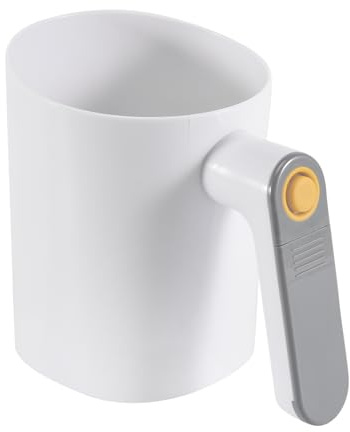Qyrugcxs Handheld Electric Flour Sieve Icing Sugar Powder Stainless Steel Flour Screen Cup Shaped Sifter Kitchen Pastry Cake Tool