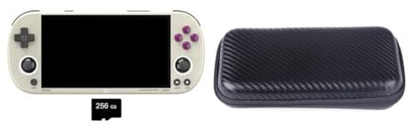 Joytopiaminds TRIMUI SMART PRO Retro Handheld Game Console with Storage Bag, 4.96-inch IPS Screen Portable Gaming Diveces with 256GB Preloaded 14300+ Games