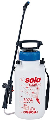 Solo 30701 Drucksprühgerät – säurebeständiger/säurefester 7 Liter Drucksprüher – für Reinigungsmittel mit pH Wert 1-7 Reinigungs-Druckspritze CLEANLine