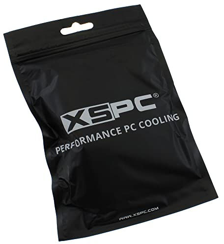 XSPC G1/4 Compression Fitting 1/2 ID 3/4 OD 19/13mm V2 Pack of 8 Matte Black