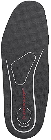 DUNLOP Unisex Support Odour Control Einlegesohle (42 EU (8UK)) (Schwarz)