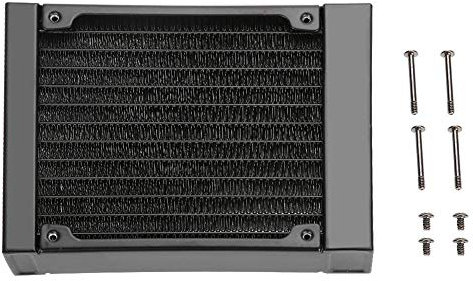Richer-R Boitier PC Refroidisseur,Ordinateur d'eau de Refroidissement Radiateur Dissipateur de Chaleur avec Filetage G4/1 (120MM/240MM/360MM)(120mm)