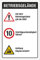WERBEPUNKT. Schild Betriebsgelände StVO Schritt Fahren Staplerverkehr 3 mm Alu-Verbund 600 x 400 mm