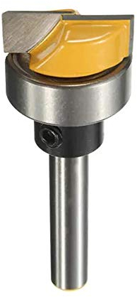 Bestgle 1/4 Inch Shank Flush Trim Hinge Mortising Template Router Bit Woodworking Tool Milling Cutter Bit 3/4W X 1/4H