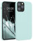 kwmobile Handyhülle für iPhone 12 Hülle/iPhone 12 Pro Hülle - Silikon Handy Case - weiche Oberfläche - kabelloses Laden - Cool Mint