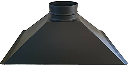 HÔTE BARBECUE AVALOIR IMAR SRL POUR CHEMINEE FOYER EN ACIER NOIR L 78xP 53xH 31 sortie fumée 250