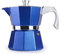 IBILI Moka express Evva Blue, 9 tazze, 450 ml, alluminio fuso, adatta per l’induzione