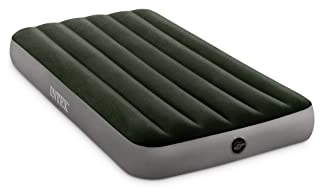 Intex 64107E Dura-Beam Standard Prestige Air Mattress: Fiber-Tech - Twin Size - 10in Bed Height - 300lb Weight Capacity - Pump Sold Separately