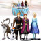 Frozen Tortendeko, 5 Stück Frozen Figuren Set, Elsa Tortendeko, Eiskönigin Tortendeko, Eisprinzessin Mini, Frozen Cake Topper, Eiskönigin Figuren, Anna und Elsa Tortendeko für Geburtstag Hochzeit