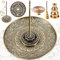 Widream Quemador De Incienso, Incienso Soporte, Quemador De Incienso Metálico, Clásico Plato De Loto De Bronce para Estudio De Yoga, Dormitorio, Decoración, Regalos