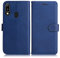 DENDICO Cover per Huawei Y6 2019 / Honor 8A, Premium Portafoglio PU Custodia in PU Pelle, Flip Libro TPU Bumper Caso per Huawei Y6 2019 / Honor 8A, Blu Navy