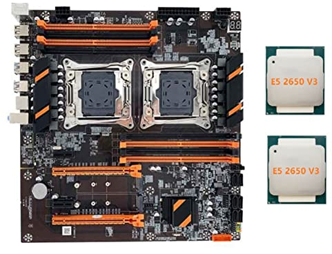 Trjgtas X99 Dual CPU servidor placa base soporte DDR4 ECC memoria máxima soporte 256G 2XE5 2650 V3 CPU