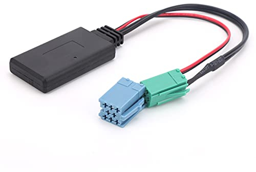 Auto o Adaptador, Conector Bluetooth 5,0 AUX Grand Scenic Mini ISO 6 Pines 8 Pines Cable para Clio Espace Laguna