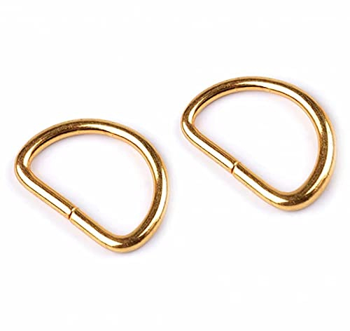 maDDma 20 Halbringe D-Ringe Metalllegierung 12mm, freie Farbwahl