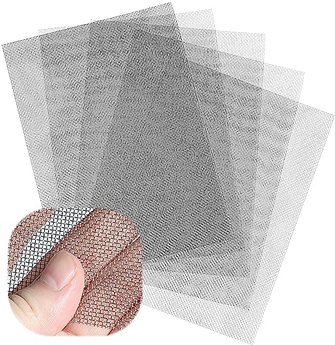 6 Pcs Malla De Roedores Hoja De Tejida Acero Inoxidable, Malla De Alambre Fino, Alambre A Prueba De Roedores, Malla De Alambre Malla Tejido, Fácil De Cortar Para Prevenir Ratones Insectos Serpientes