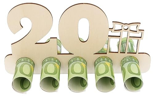 Spruchreif | Originelle Geldgeschenke | Geschenk zum 20.Geburtstag | Geldgeschenk 20.Geburtstag | Geschenk Junge Mädchen | Geldgeschenk Sohn Tochter | Geburtstagszahl | Geldgeschenke zum Jubiläum