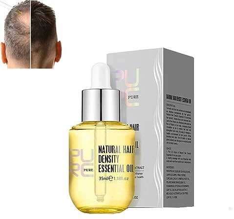 Purc Natürliches ätherisches Öl mit Haardichte, Purc-Öl für Haarwachstum, Purc Oil for Hair Growth, Verhindert Haarausfall, Kopfhautbehandlungen (1 Stück)