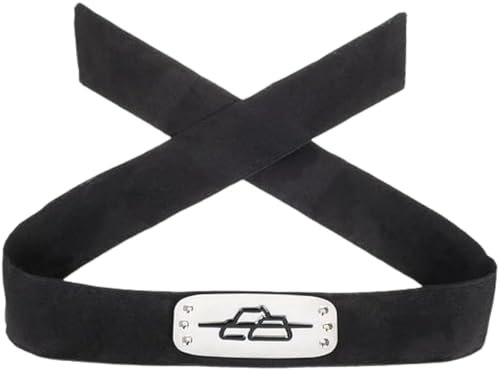 Kraja Ninja Leichtes Kopfband, Deidara Berg Konoha mit Naru Deidara Wappen, Stirnplatte Bandana Stirnplatte Kopfbedeckung Cosplay Akessorium Deidara Mountain (Deidara Berg)